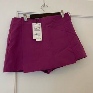 Zara pink suit skort